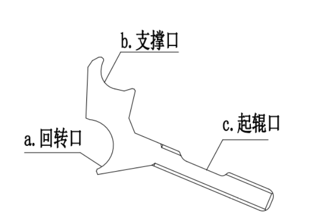 一种复合胶辊的拆换专用工具