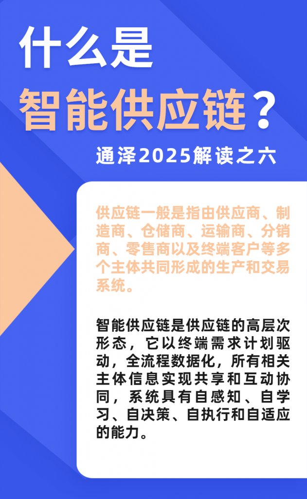 什么是智能供应链？——通泽2025解读之六