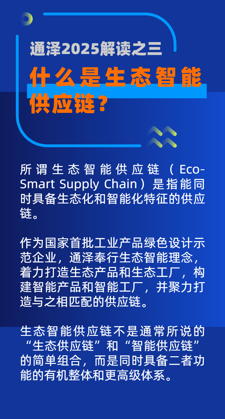 什么是生态智能供应链？ 	——通泽2025解读之三