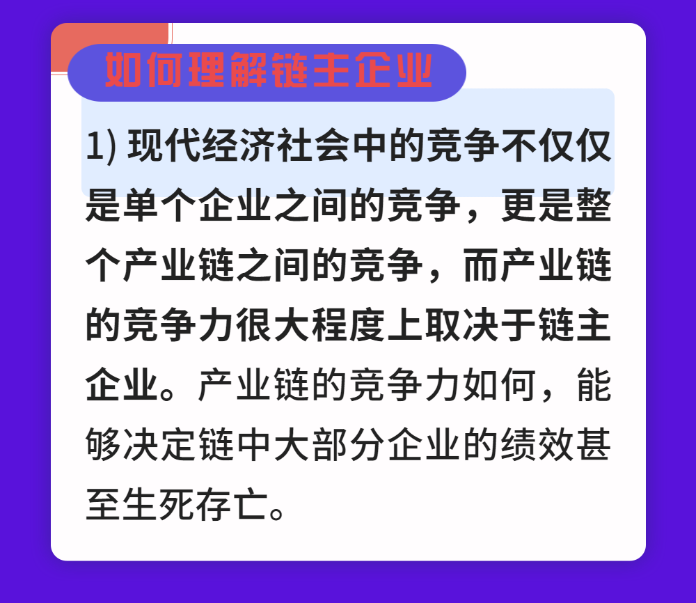 什么是链主企业？——通泽2025解读之十六